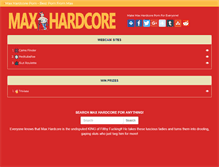 Tablet Screenshot of maxhardcore-porn.com